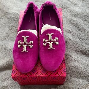 Tory Burch Eleanor Loafer Suede, size 10